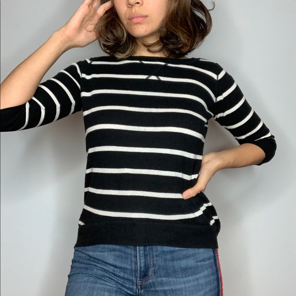 Striped 3/4 Long-sleeve Shirt - Picture 2 of 3